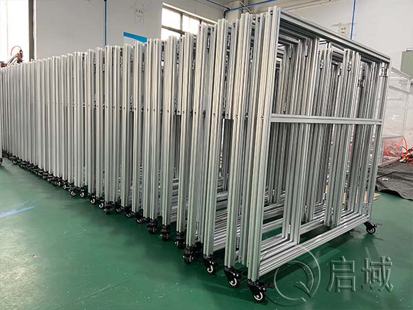 鋁型材折疊圍欄 鋁型材折疊圍欄